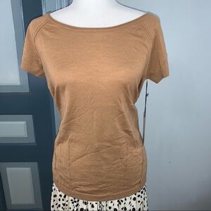 Rondina Wool/Silk Short Sleeve Top NWT